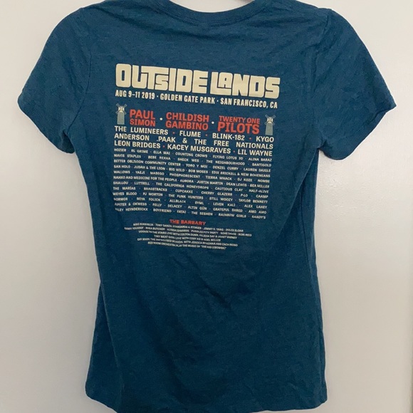 💖 2/$25 Outside Lands 2019 Lineup Tee - Picture 4 of 4